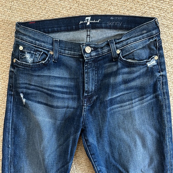 7 For All Mankind Skinny Jeans - Picture 3 of 5